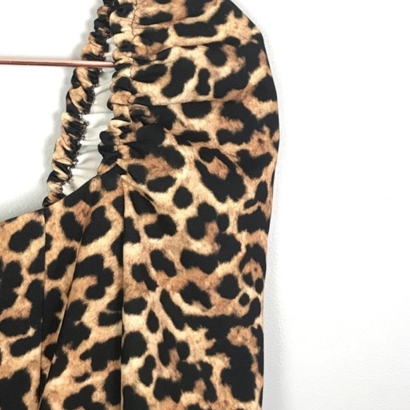 Zara Leopard Print Midi Pencil Dress - Picture 3 of 5